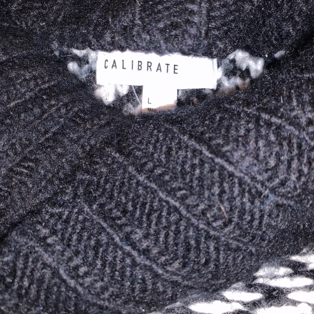 Calibrate VTG black & white turtle neck - Picture 3 of 4